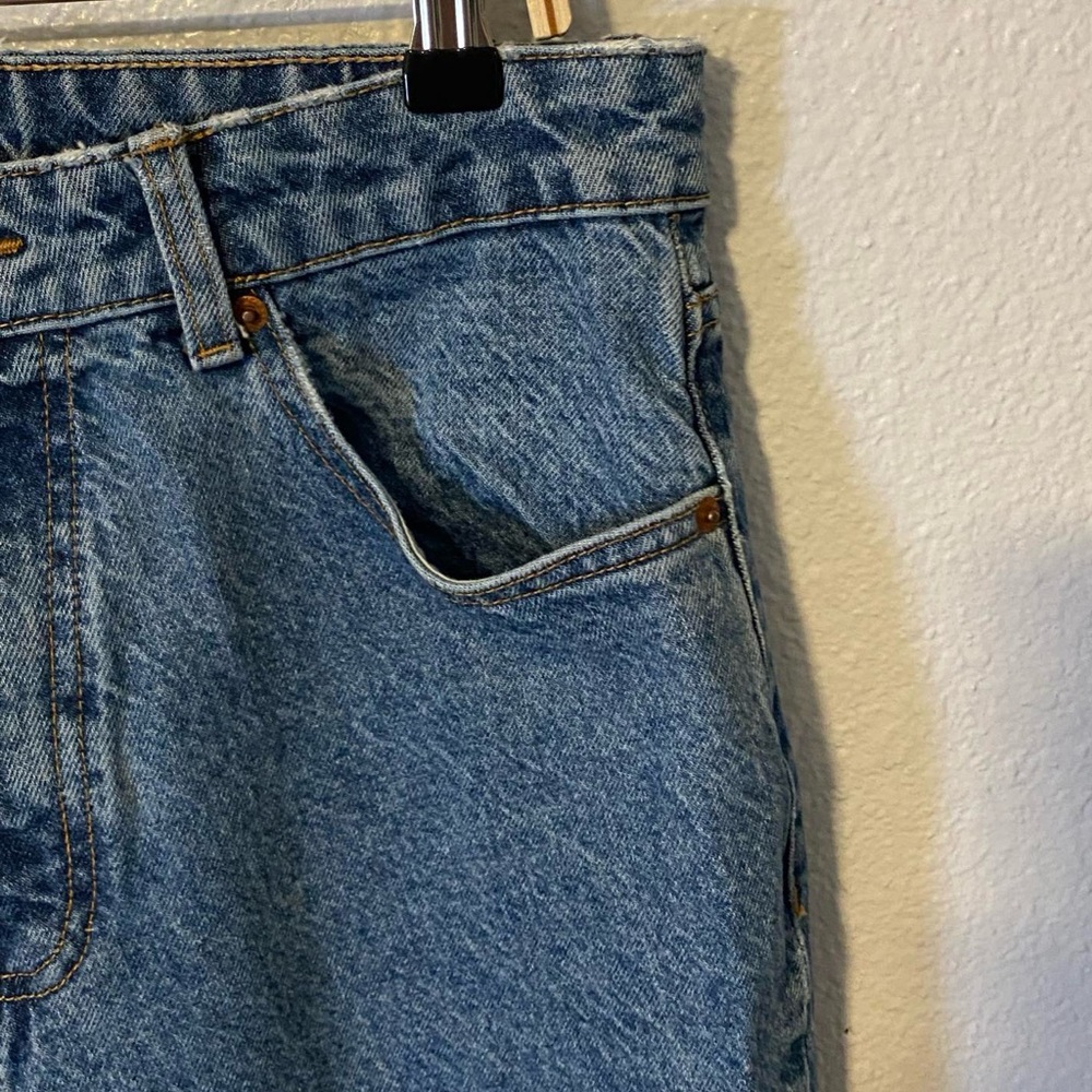 Zara High Rise Straight Leg Regular Wash Zip Fly Women’s Denim Jeans Size 8 - Picture 6 of 9